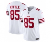 Men's San Francisco 49ers #85 George Kittle White 2023 F.U.S.E. Vapor Untouchable Limited Stitched Football Jersey