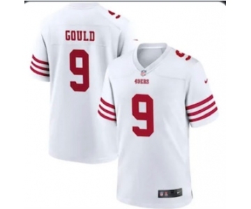 Men's San Francisco 49ers #9 Robbie Gould 2022 New White Vapor Untouchable Limited Stitched Jersey