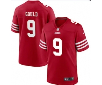 Men's San Francisco 49ers #9 Robbie Gould 2022 Red Vapor Untouchable Stitched Football Jersey