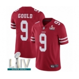 Men's San Francisco 49ers #9 Robbie Gould Red Team Color Vapor Untouchable Limited Player Super Bowl LIV Bound Football Jersey