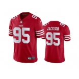 Men's San Francisco 49ers #95 Drake Jackson 2022 Red Vapor Untouchable Stitched Football Jersey