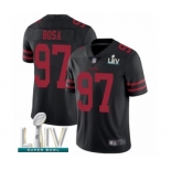 Men's San Francisco 49ers #97 Nick Bosa Black Alternate Vapor Untouchable Limited Player Super Bowl LIV Bound Football Jersey