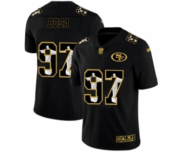 Men's San Francisco 49ers #97 Nick Bosa Black Jesus Faith Limited Football Jersey