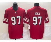 Men's San Francisco 49ers #97 Nick Bosa New Red 2023 F.U.S.E. Vapor Untouchable Limited Stitched Football Jersey