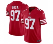 Men's San Francisco 49ers #97 Nick Bosa Red 2023 F.U.S.E. Vapor Untouchable Limited Stitched Football Jersey