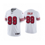 Men's San Francisco 49ers #99 Javon Kinlaw Limited White Rush Vapor Untouchable Football Jersey