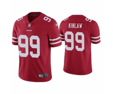 Men's San Francisco 49ers #99 Javon Kinlaw Red Team Color Vapor Untouchable Limited Player Football Jersey