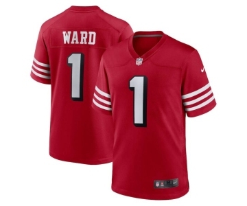 Men’s San Francisco 49ers Jimmie Ward Nike Scarlet Alternate Game Jersey