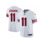 Nike San Francisco 49ers #11 Marquise Goodwin White Rush Men Stitched NFL Vapor Untouchable Limited Jersey