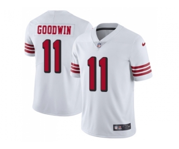 Nike San Francisco 49ers #11 Marquise Goodwin White Rush Men Stitched NFL Vapor Untouchable Limited Jersey