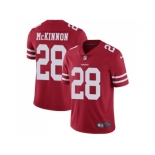 Nike San Francisco 49ers #28 Jerick McKinnon Red Team Color Men Stitched NFL Vapor Untouchable Limited Jersey