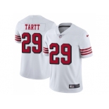 Nike San Francisco 49ers #29 Jaquiski Tartt White Rush Men Stitched NFL Vapor Untouchable Limited Jersey