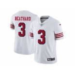 Nike San Francisco 49ers #3 C.J. Beathard White Rush Men Stitched NFL Vapor Untouchable Limited Jersey