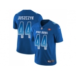 Nike San Francisco 49ers #44 Kyle Juszczyk Royal Men Stitched NFL Limited NFC 2018 Pro Bowl Jersey