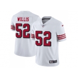 Nike San Francisco 49ers #52 Patrick Willis White Rush Men Stitched NFL Vapor Untouchable Limited Jersey