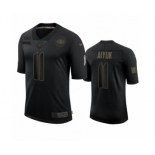 San Francisco 49ers #11 Brandon Aiyuk Black 2020 Salute To Service Limited Jersey