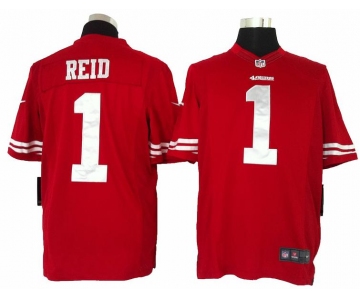 nike nfl jerseys san francisco 49ers #1 reid red[nike limited]