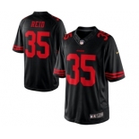 nike nfl jerseys san francisco 49ers #35 reid black[nike Limited]