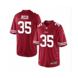 nike nfl jerseys san francisco 49ers #35 reid red[nike limited]