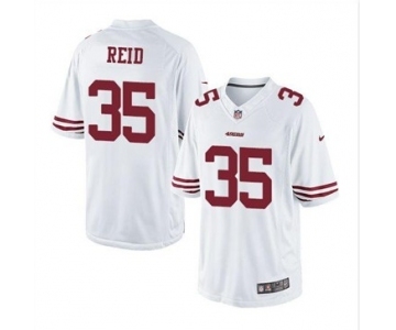 nike nfl jerseys san francisco 49ers #35 reid white[nike limited]