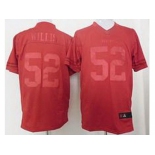 nike nfl jerseys san francisco 49ers #52 patrick willis red [drenched limited]