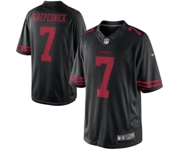 nike nfl jerseys san francisco 49ers #7 colin kaepernick black[nike Limited]