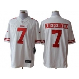 nike nfl jerseys san francisco 49ers #7 kaepernick white[nike limited]