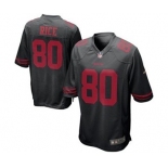 nike nfl jerseys san francisco 49ers #80 jerry rice black[nike limited]