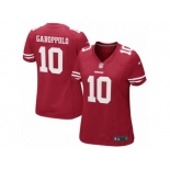 Women San Francisco 49ers #10 Jimmy Garoppolo Nike Scarlet Game Jersey