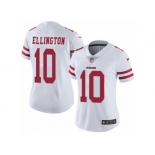 Women's Nike San Francisco 49ers #10 Bruce Ellington Vapor Untouchable Limited White NFL Jersey