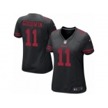 Women's Nike San Francisco 49ers #11 Marquise Goodwin Limited Black NFL Jersey