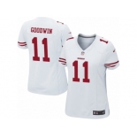 Women's Nike San Francisco 49ers #11 Marquise Goodwin Limited White NFL Jersey