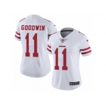 Women's Nike San Francisco 49ers #11 Marquise Goodwin Vapor Untouchable Limited White NFL Jersey