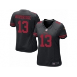 Women's Nike San Francisco 49ers #13 Aaron Burbridge Limited Black Alternate NFL Jersey