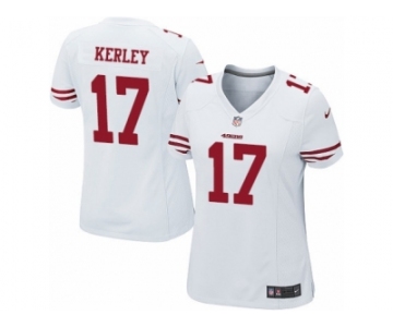 Women's Nike San Francisco 49ers #14 Jeremy Kerley Game White NFL Jersey