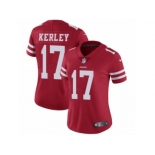 Women's Nike San Francisco 49ers #14 Jeremy Kerley Vapor Untouchable Limited Red Team Color NFL Jersey