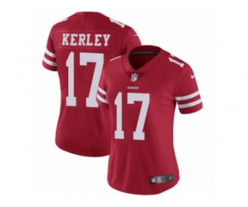 Women's Nike San Francisco 49ers #14 Jeremy Kerley Vapor Untouchable Limited Red Team Color NFL Jersey