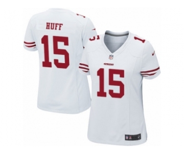 Women's Nike San Francisco 49ers #15 Josh Huff Limited White NFL Jersey