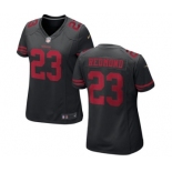 Women's Nike San Francisco 49ers #23 Will Redmond Black NFL Jersey