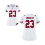 Women's Nike San Francisco 49ers #23 Will Redmond White NFL Jersey