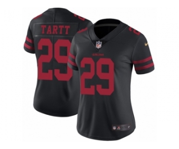 Women's Nike San Francisco 49ers #29 Jaquiski Tartt Vapor Untouchable Limited Black NFL Jersey