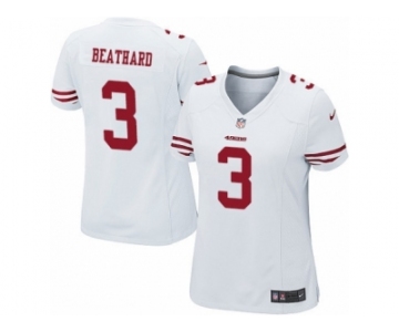 Women's Nike San Francisco 49ers #3 C. J. Beathard Limited White NFL Jersey