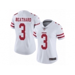 Women's Nike San Francisco 49ers #3 C. J. Beathard Vapor Untouchable Limited White NFL Jersey