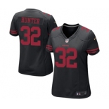 Women's Nike San Francisco 49ers #32 Kendall Hunter Black NFL Jersey