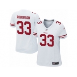 Women's Nike San Francisco 49ers #33 Rashard Robinson Limited White NFL Jersey