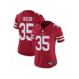 Women's Nike San Francisco 49ers #35 Eric Reid Vapor Untouchable Limited Red Team Color NFL Jersey