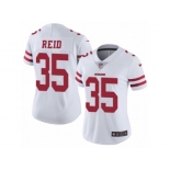 Women's Nike San Francisco 49ers #35 Eric Reid Vapor Untouchable Limited White NFL Jersey