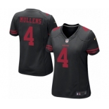 Women's Nike San Francisco 49ers #4 Nick Mullens Game Black NFL Jersey