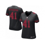 Women's Nike San Francisco 49ers #41 Ahkello Witherspoon Game Black NFL Jersey