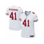 Women's Nike San Francisco 49ers #41 Ahkello Witherspoon Game White NFL Jersey